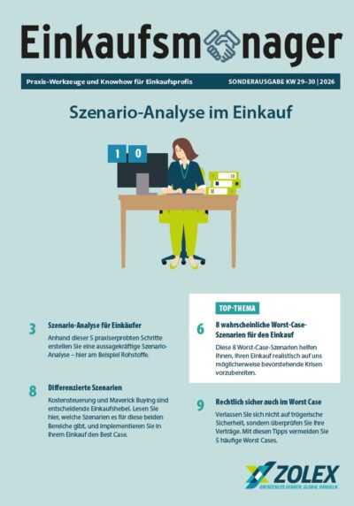 Sonderausgabe: Szenario-Analyse im Einkauf